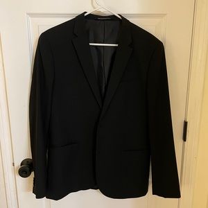 H&M Blazer 40R Black Slim Fit